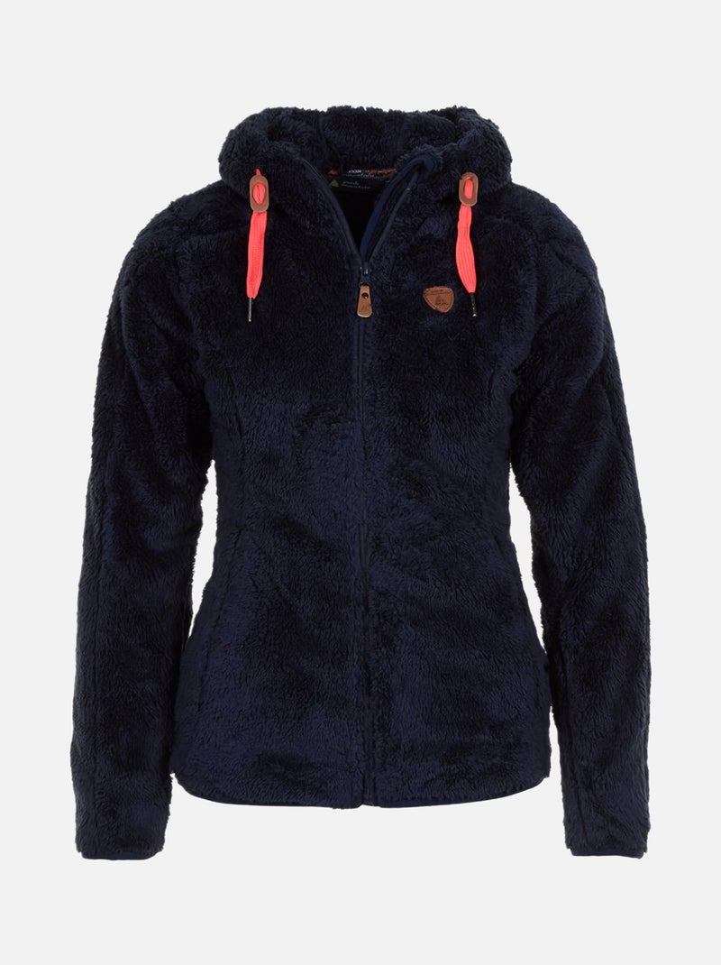 Blouson polaire   ALANE - PEAK MOUNTAIN Bleu marine - Kiabi