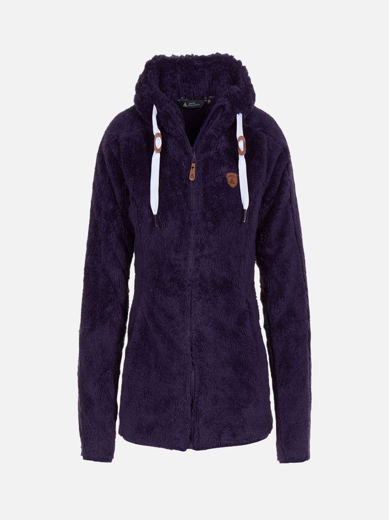 Blouson polaire   ALANE - PEAK MOUNTAIN Violet - Kiabi