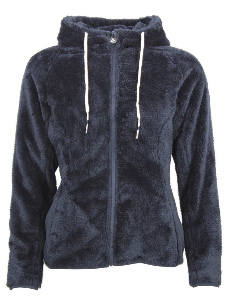 Blouson polaire ALANZO - PEAK MOUNTAIN Noir Noir - Kiabi