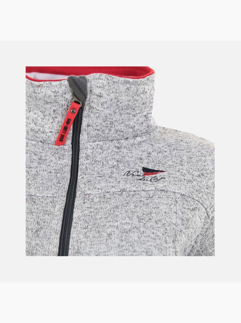 Blouson polaire   ALASKA - VENT DU CAP Gris clair - Kiabi