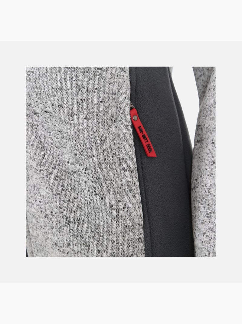 Blouson polaire   ALASKA - VENT DU CAP Gris clair - Kiabi