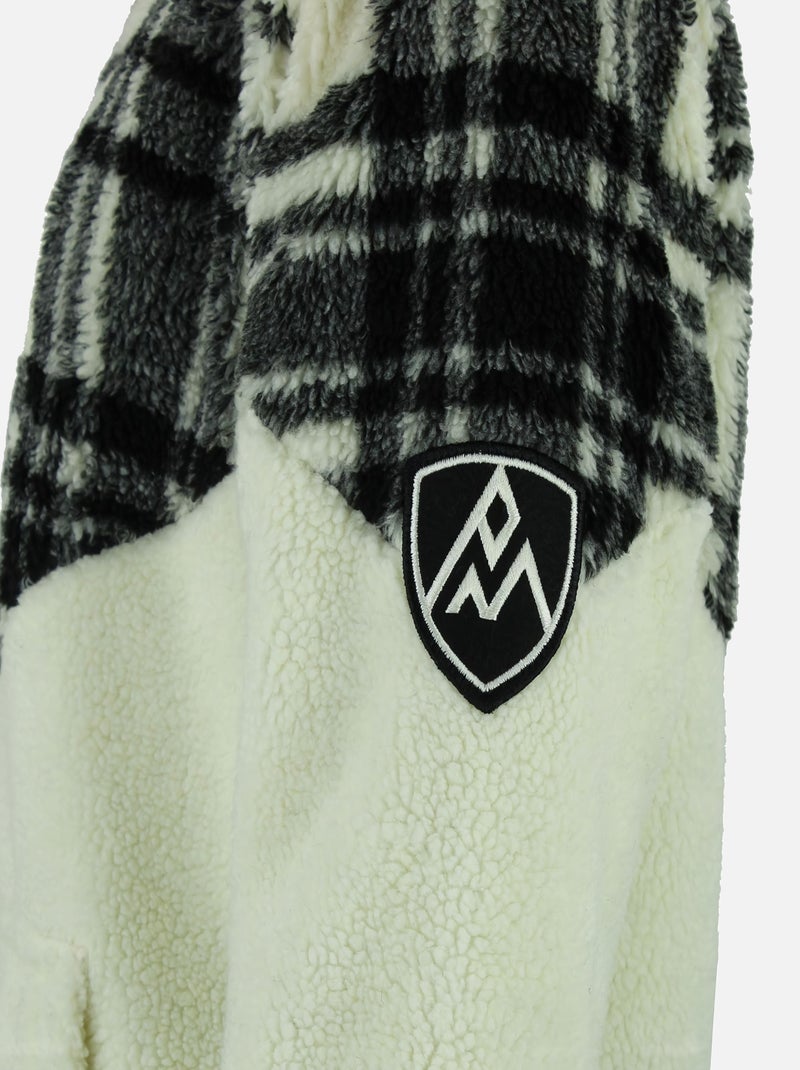 Blouson polaire   ALIESSE - PEAK MOUNTAIN Ecru - Kiabi
