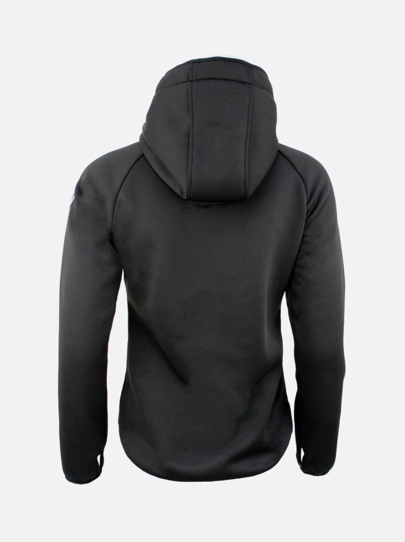 Blouson polaire   ALLEY - DEGRE CELSIUS Noir Noir - Kiabi