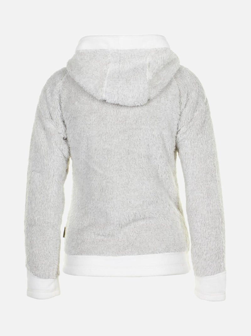 Blouson polaire   ALMERIA - PEAK MOUNTAIN Blanc - Kiabi