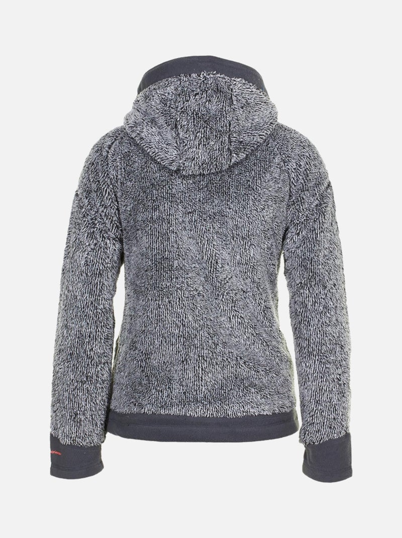Blouson polaire   ALMERIA - PEAK MOUNTAIN Gris - Kiabi