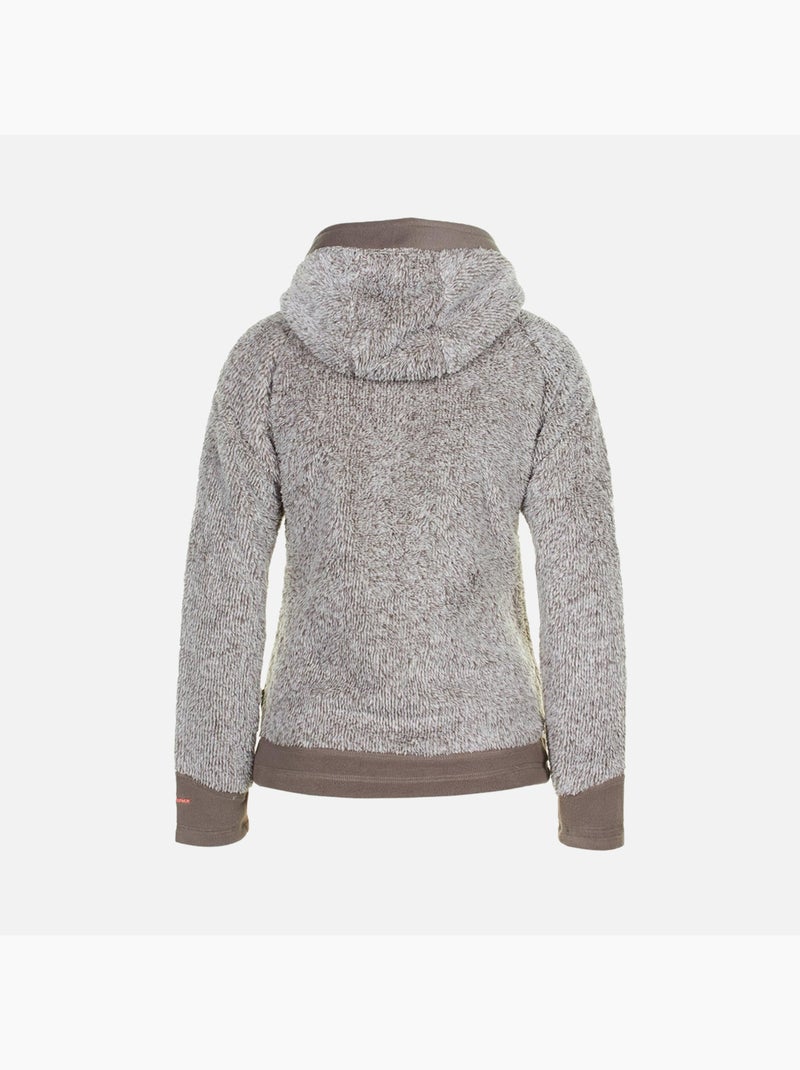 Blouson polaire   ALMERIA - PEAK MOUNTAIN Gris taupe - Kiabi