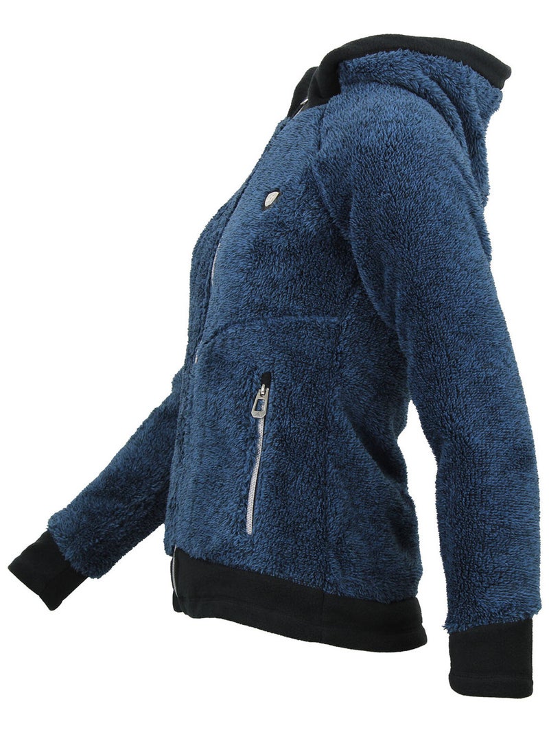 Blouson polaire   ALMI - PEAK MOUNTAIN Bleu marine - Kiabi