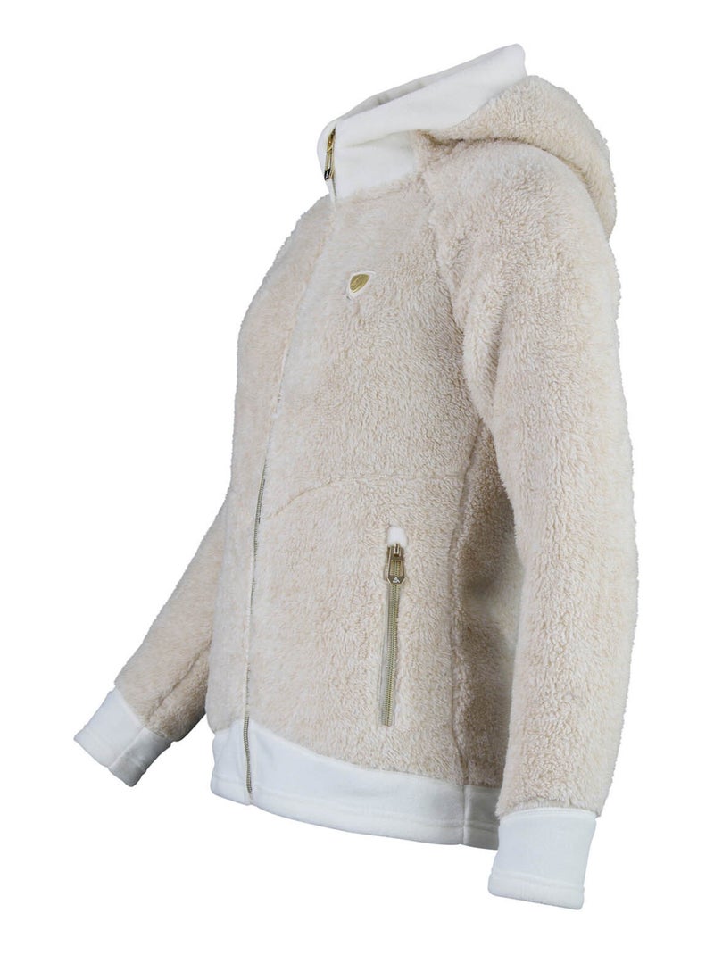 Blouson polaire   ALMI - PEAK MOUNTAIN Ecru - Kiabi