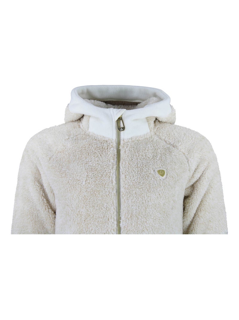 Blouson polaire   ALMI - PEAK MOUNTAIN Ecru - Kiabi