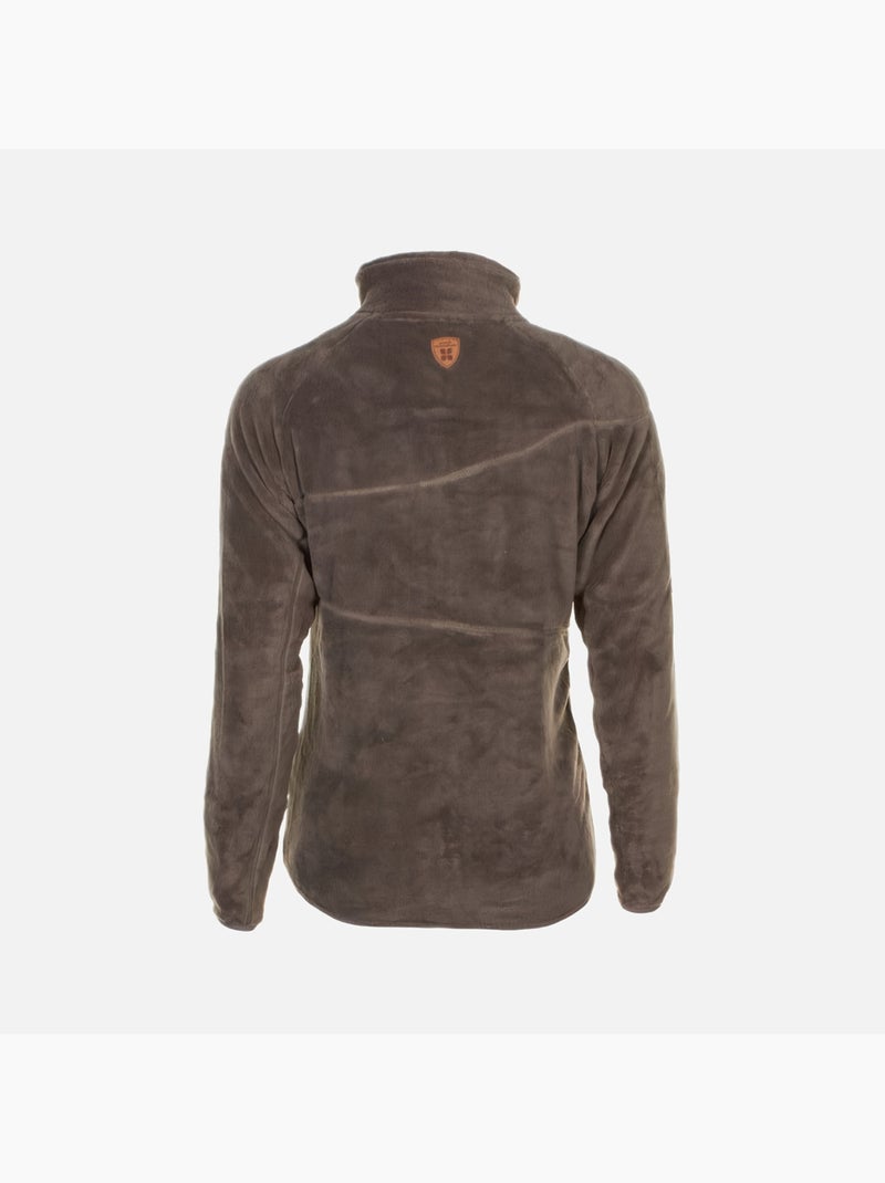Blouson polaire   ALONO - PEAK MOUNTAIN Gris taupe - Kiabi