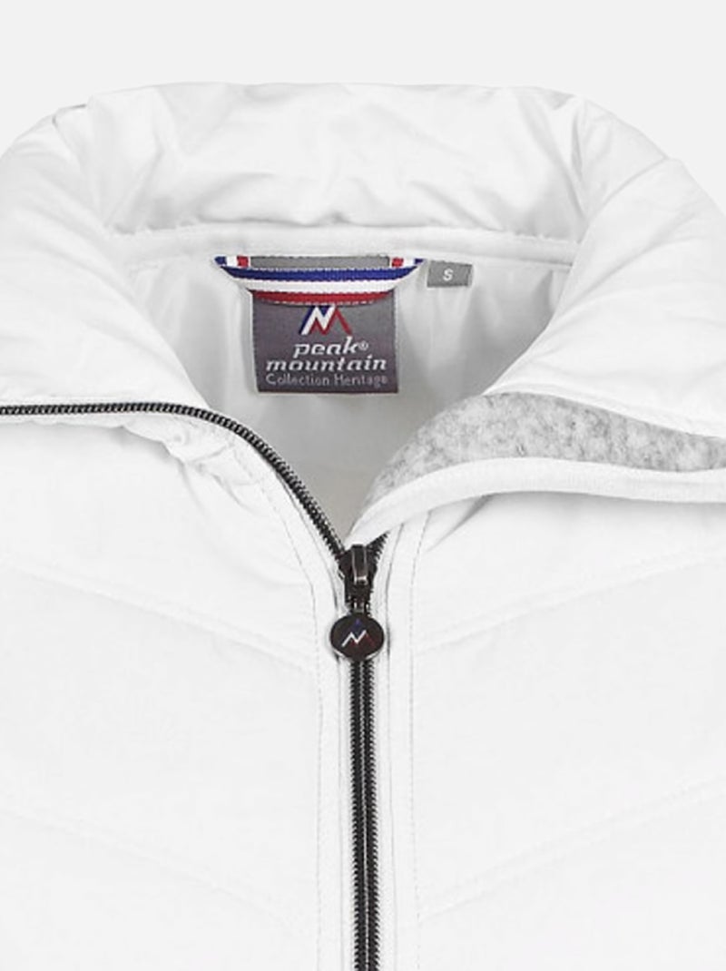 Blouson polaire   ALPES - PEAK MOUNTAIN Blanc - Kiabi