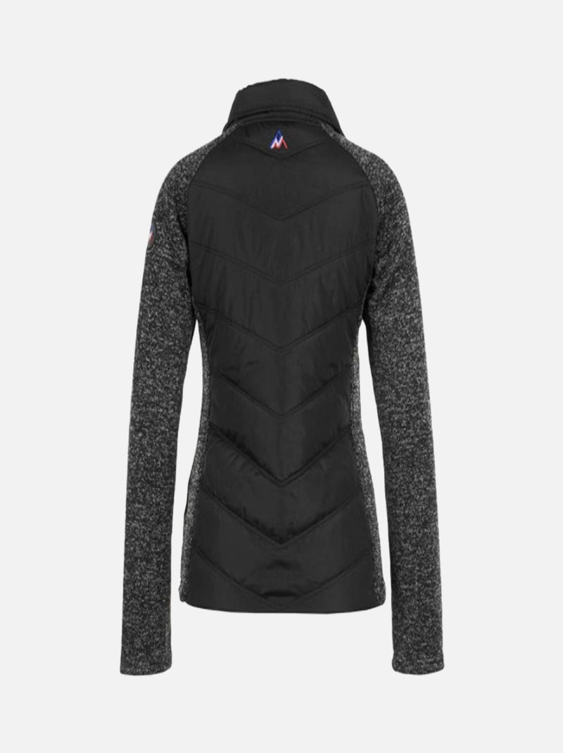 Blouson polaire   ALPES - PEAK MOUNTAIN Noir Noir - Kiabi