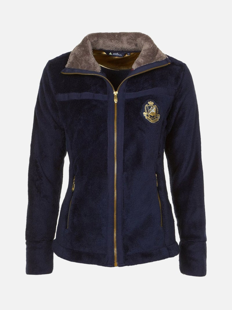 Blouson polaire   ALTINA - PEAK MOUNTAIN Bleu marine - Kiabi