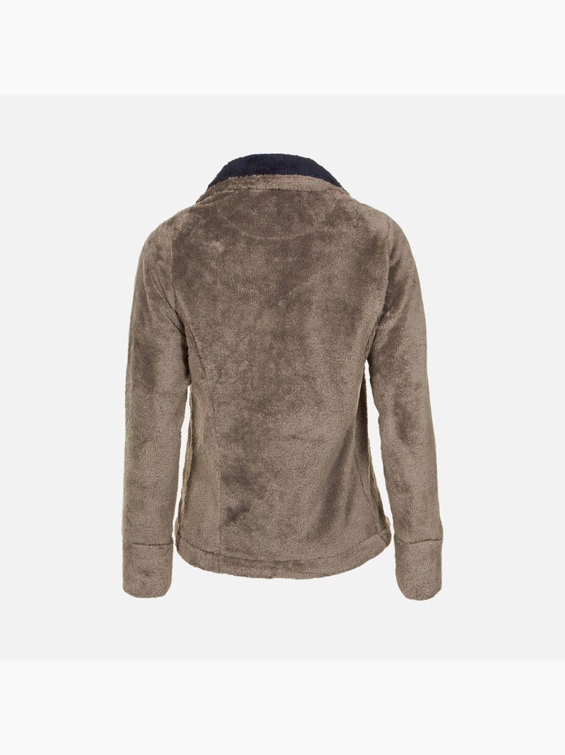 Blouson polaire   ALTINA - PEAK MOUNTAIN Marron - Kiabi