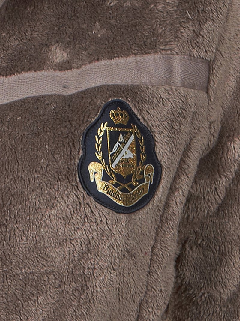 Blouson polaire   ALTINA - PEAK MOUNTAIN Marron - Kiabi