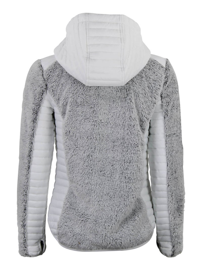 Blouson polaire   AMARANT - PEAK MOUNTAIN Blanc - Kiabi