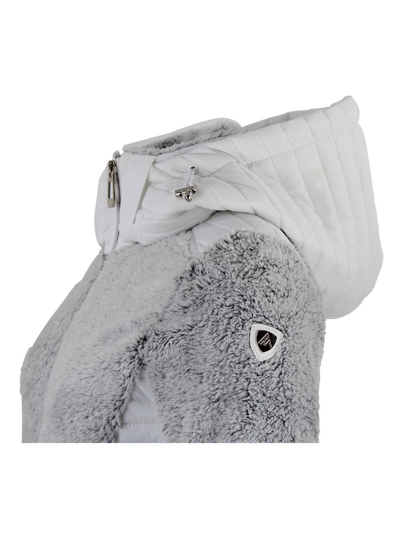 Blouson polaire   AMARANT - PEAK MOUNTAIN Blanc - Kiabi