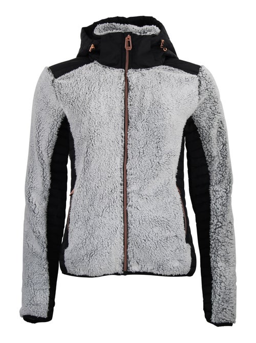 Blouson polaire   AMARANT - PEAK MOUNTAIN - Kiabi