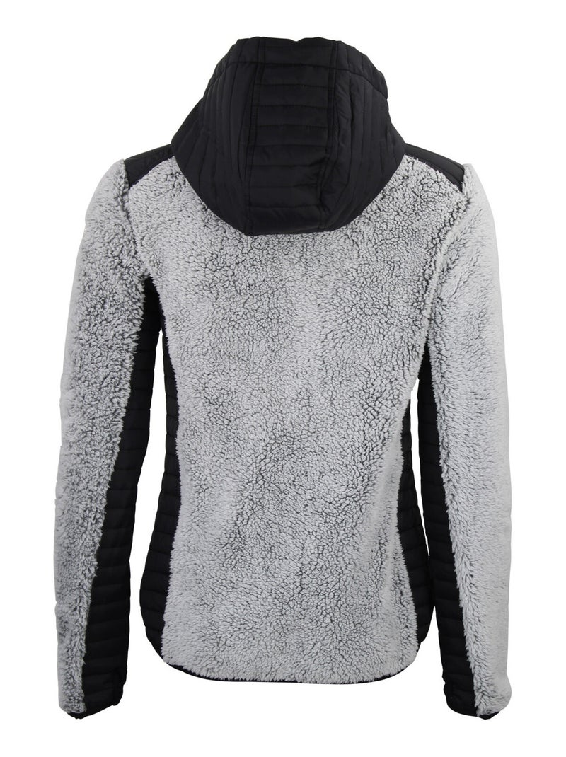 Blouson polaire   AMARANT - PEAK MOUNTAIN Noir Noir - Kiabi