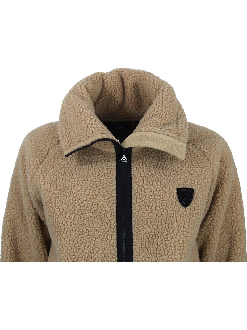 Blouson polaire AMAY - PEAK MOUNTAIN Beige - Kiabi