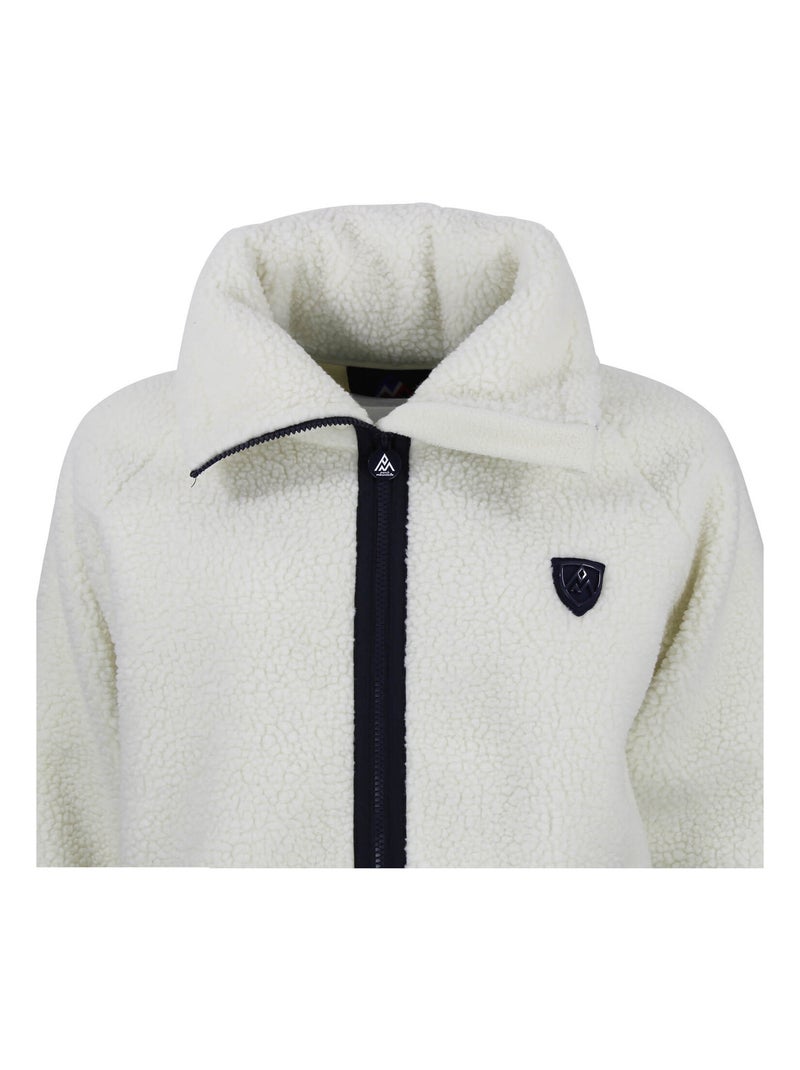 Blouson polaire AMAY - PEAK MOUNTAIN Ecru - Kiabi