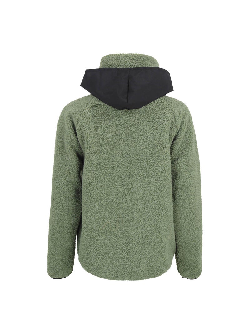 Blouson polaire AMAY - PEAK MOUNTAIN Kaki - Kiabi