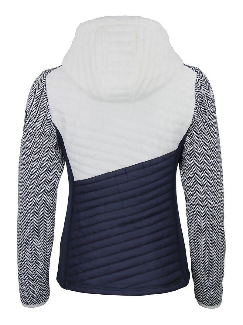 Blouson polaire AMIR - PEAK MOUNTAIN Blanc Bleu marine - Kiabi