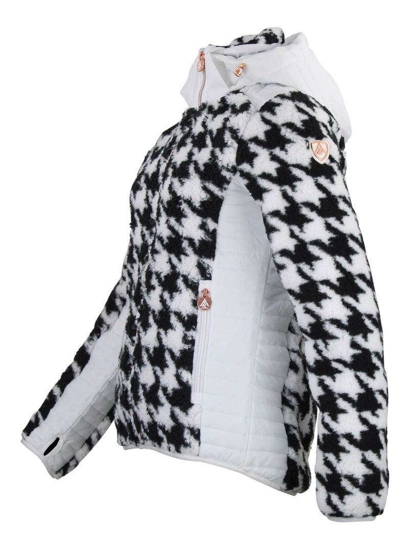 Blouson polaire   AMORE - PEAK MOUNTAIN Blanc - Kiabi