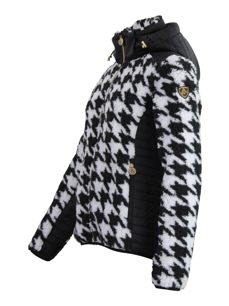 Blouson polaire   AMORE - PEAK MOUNTAIN Noir Noir - Kiabi
