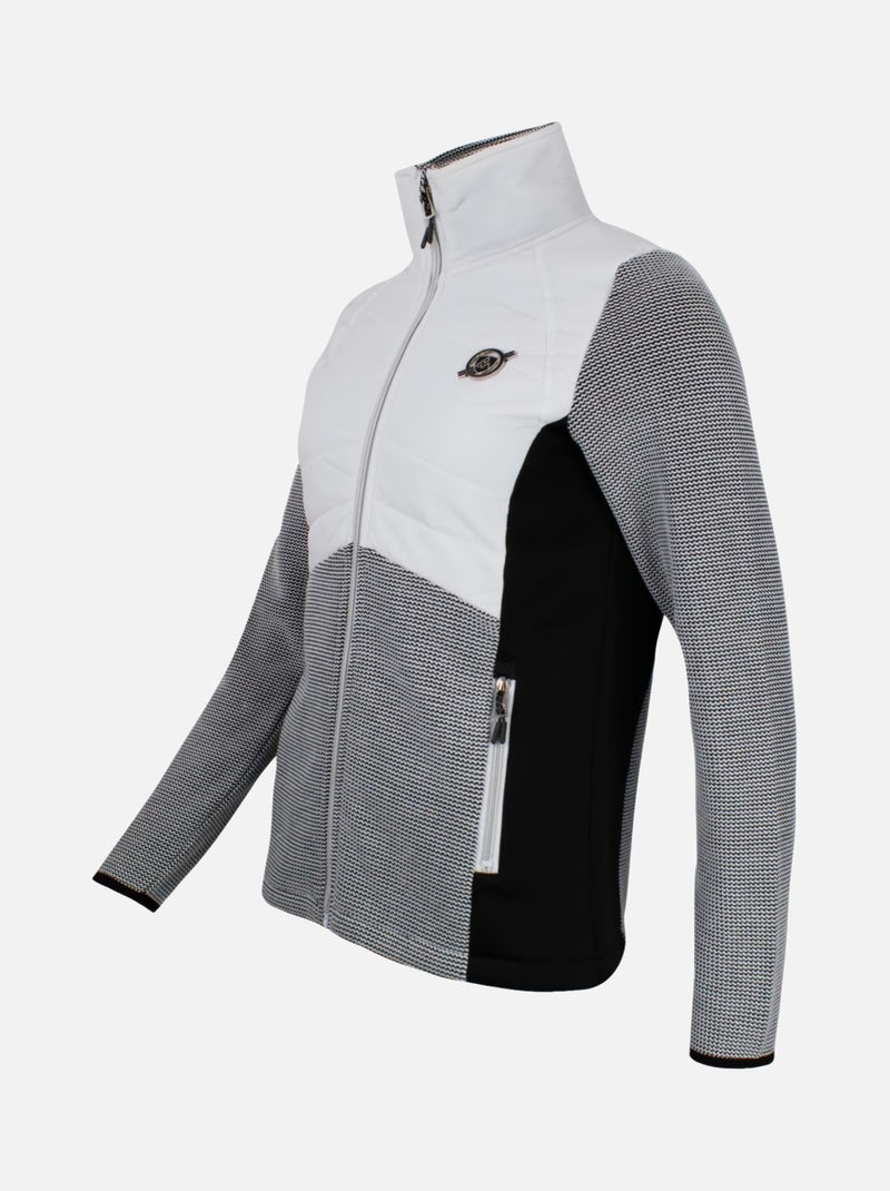 Blouson polaire   ANAPLES - PEAK MOUNTAIN Blanc - Kiabi