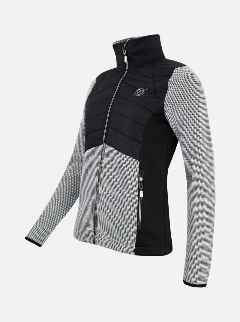 Blouson polaire   ANAPLES - PEAK MOUNTAIN Noir Noir - Kiabi