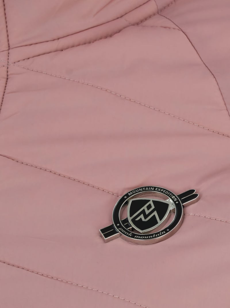 Blouson polaire   ANAPLES - PEAK MOUNTAIN Rose - Kiabi