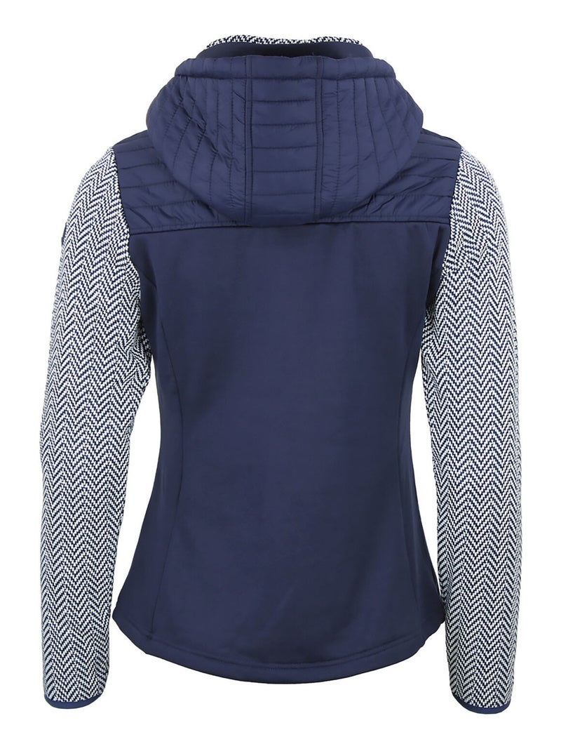 Blouson polaire ANDOMO - PEAK MOUNTAIN Bleu marine - Kiabi