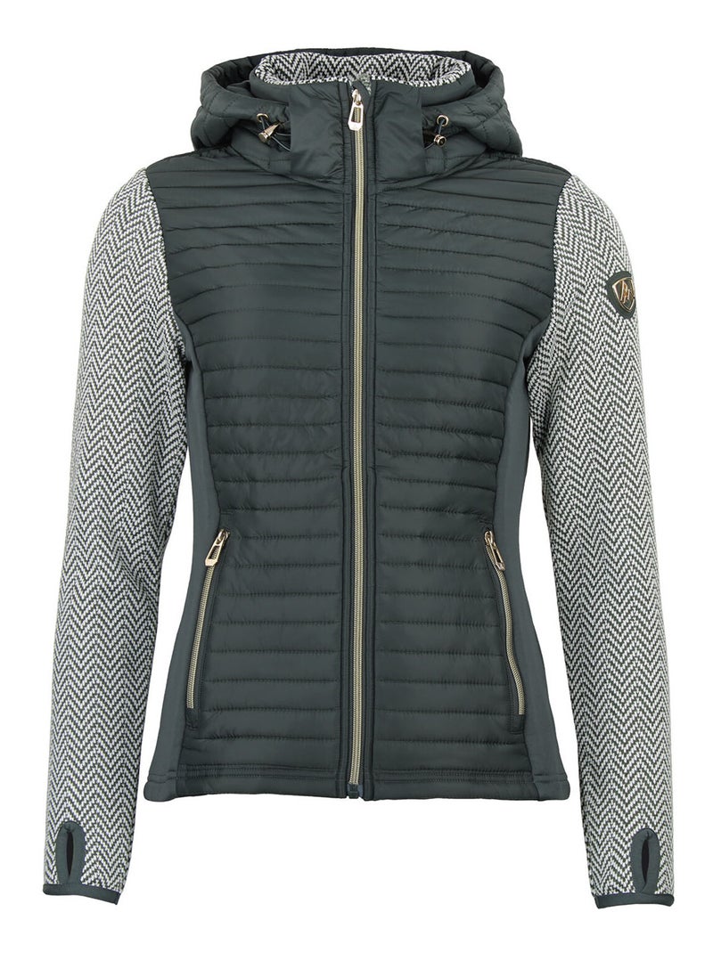 Blouson polaire ANDOMO - PEAK MOUNTAIN Kaki - Kiabi