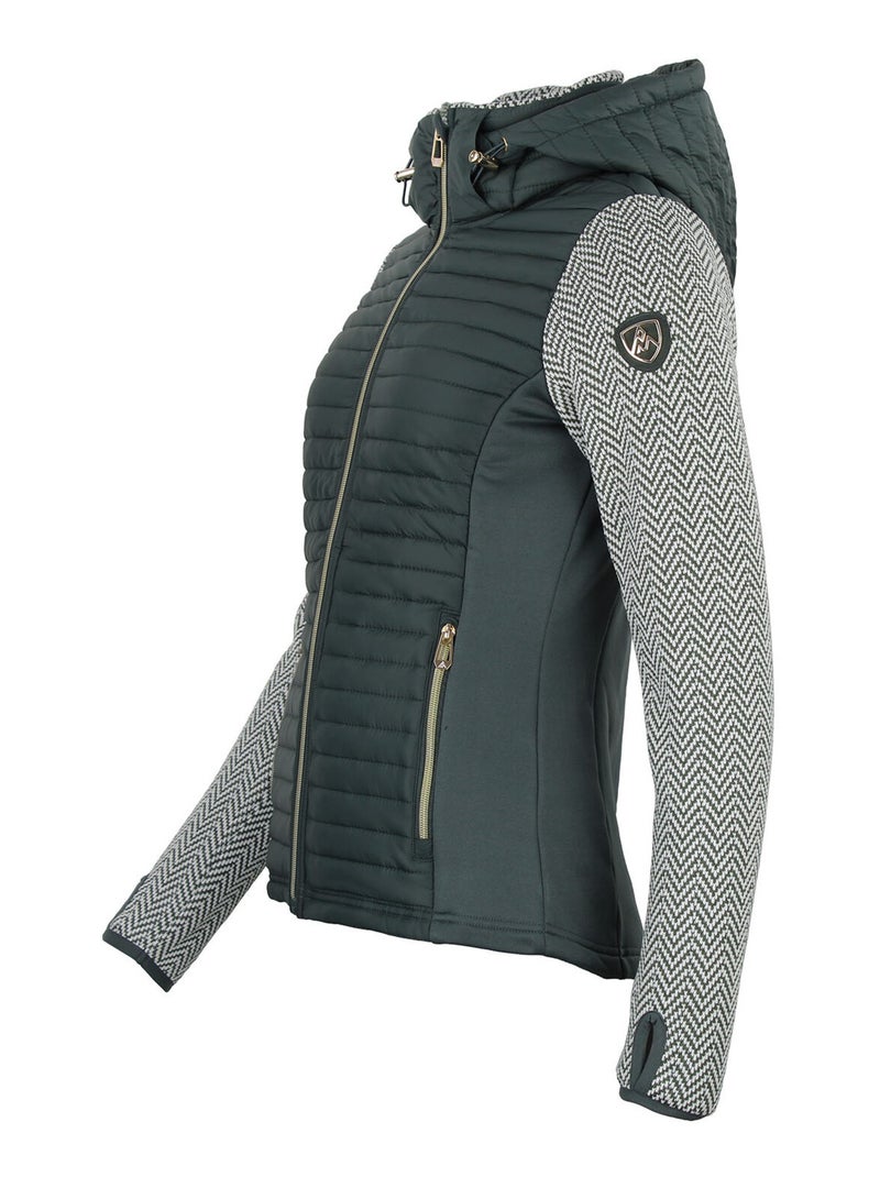 Blouson polaire ANDOMO - PEAK MOUNTAIN Kaki - Kiabi