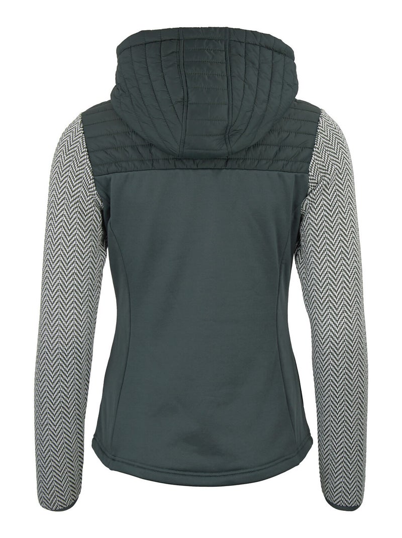 Blouson polaire ANDOMO - PEAK MOUNTAIN Kaki - Kiabi