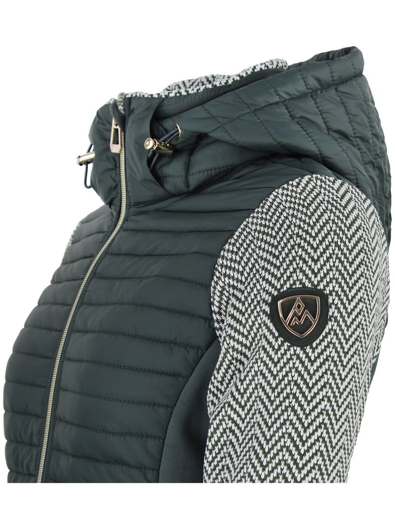 Blouson polaire ANDOMO - PEAK MOUNTAIN Kaki - Kiabi