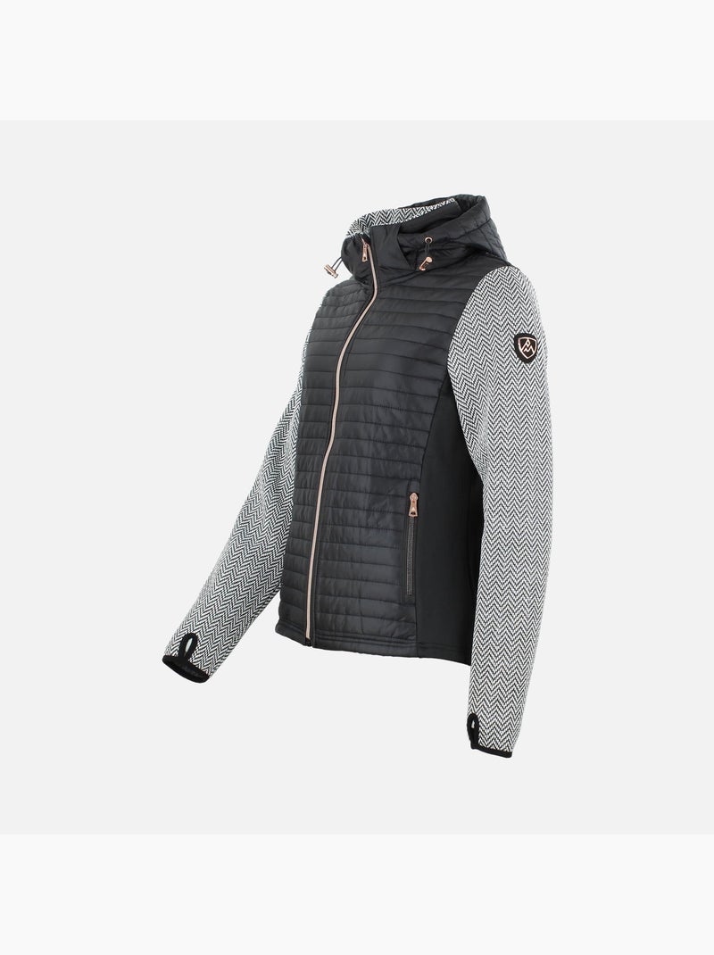 Blouson polaire   ANDOMO - PEAK MOUNTAIN Noir Noir - Kiabi