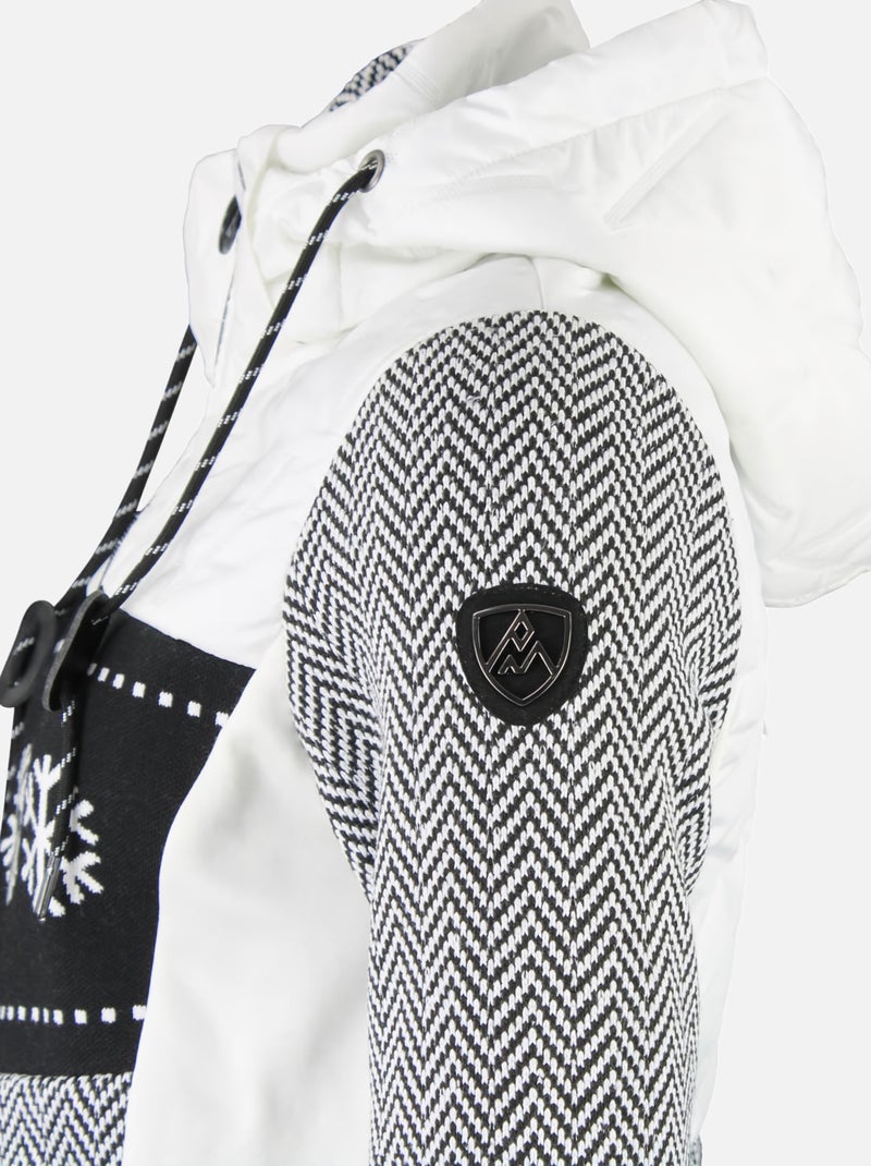 Blouson polaire   ANIMO - PEAK MOUNTAIN Blanc - Kiabi