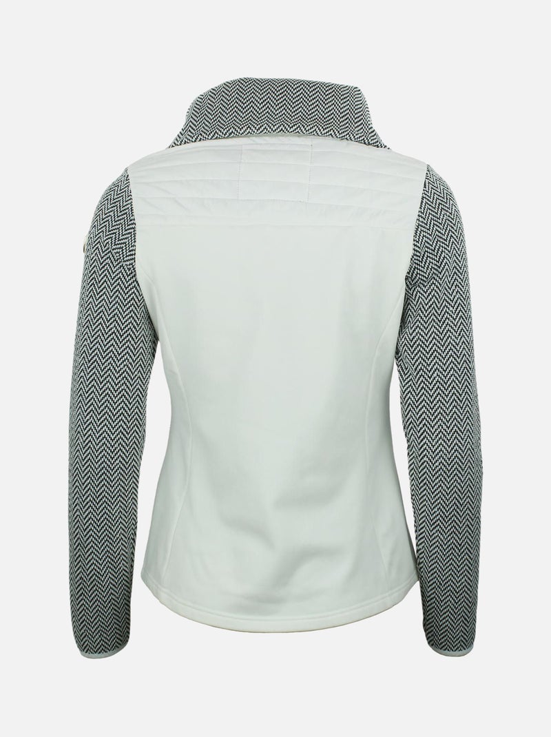 Blouson polaire   ANTEM1 - PEAK MOUNTAIN Blanc - Kiabi