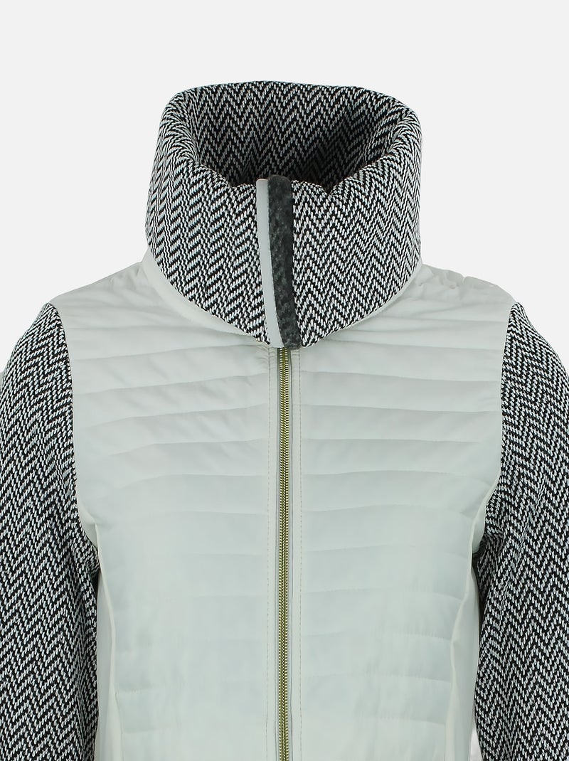 Blouson polaire   ANTEM1 - PEAK MOUNTAIN Blanc - Kiabi
