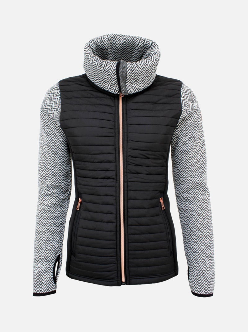 Blouson polaire   ANTEM1 - PEAK MOUNTAIN Noir Noir - Kiabi
