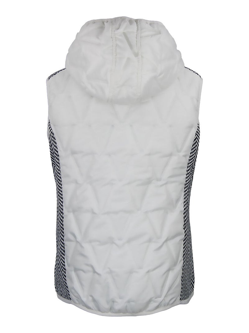 Blouson polaire ANTILOPE - PEAK MOUNTAIN Blanc Bleu marine - Kiabi