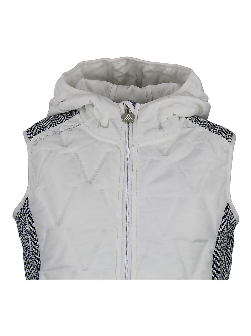 Blouson polaire ANTILOPE - PEAK MOUNTAIN Blanc Bleu marine - Kiabi