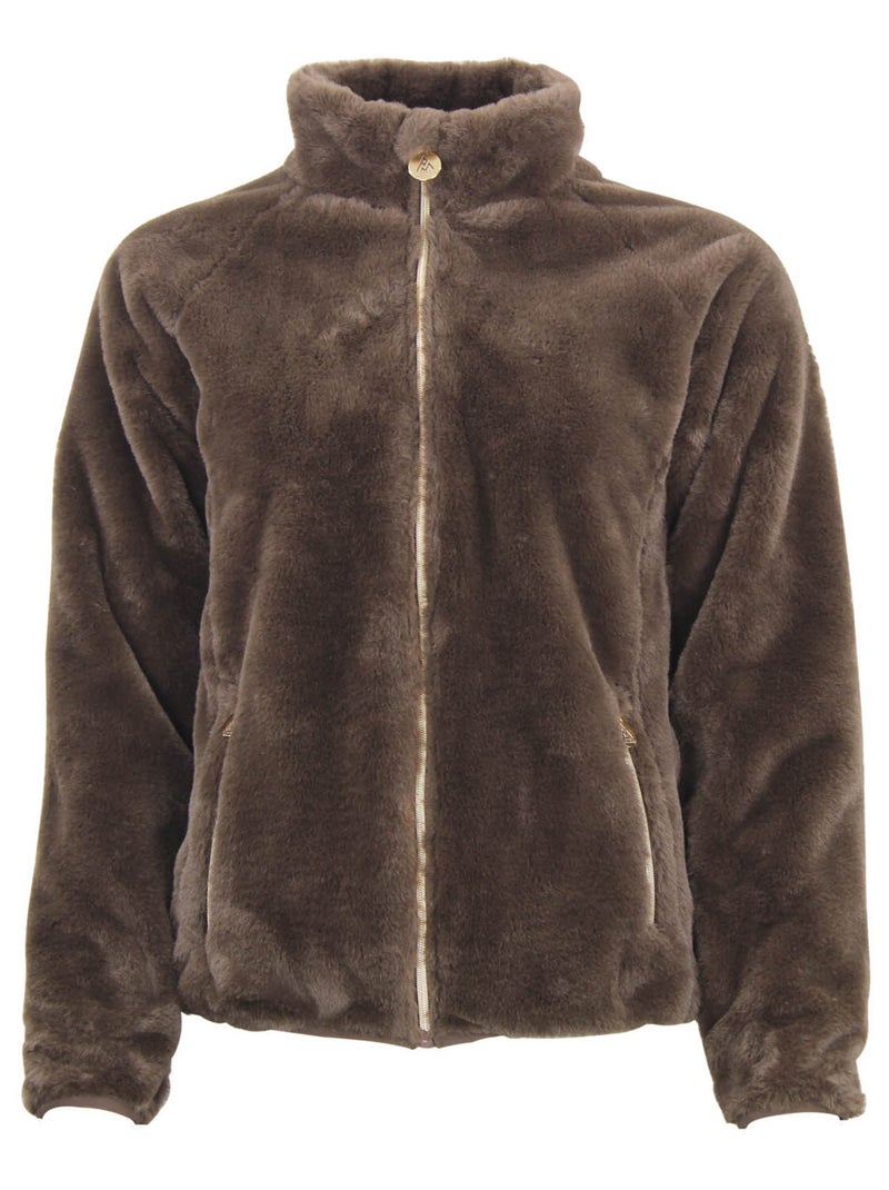 Blouson polaire ARENDEL - PEAK MOUNTAIN Marron - Kiabi
