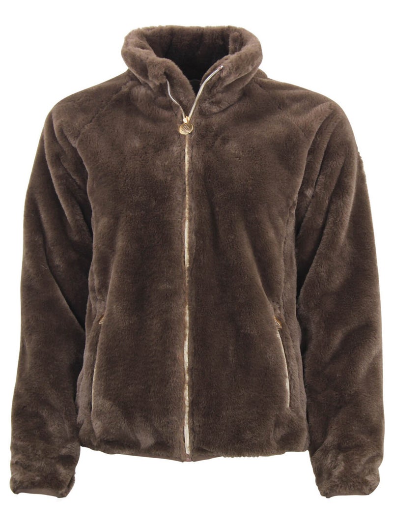 Blouson polaire ARENDEL - PEAK MOUNTAIN Marron - Kiabi