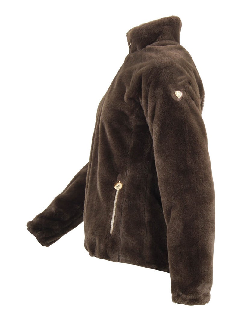 Blouson polaire ARENDEL - PEAK MOUNTAIN Marron - Kiabi