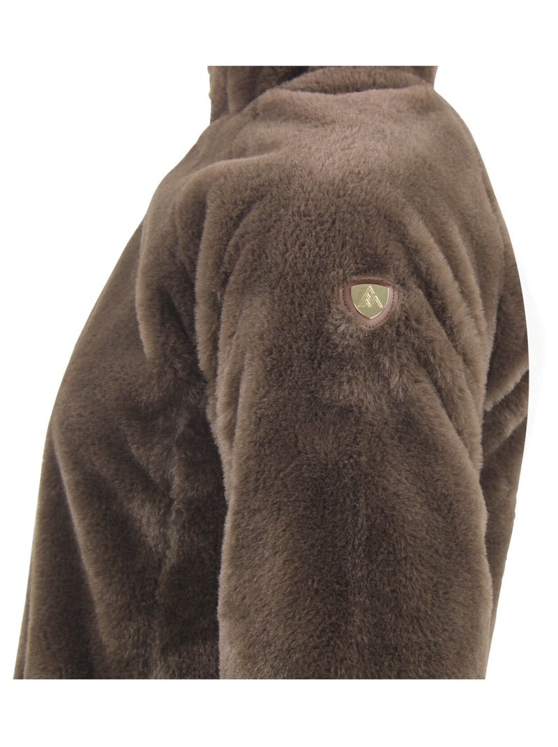 Blouson polaire ARENDEL - PEAK MOUNTAIN Marron - Kiabi