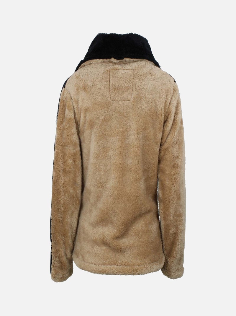 Blouson polaire   AREVA - PEAK MOUNTAIN Beige - Kiabi