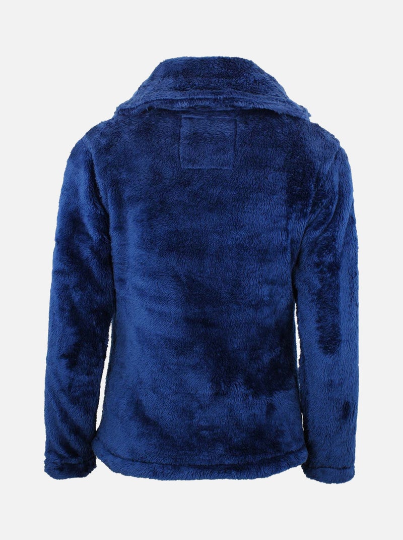 Blouson polaire   AREVA - PEAK MOUNTAIN Bleu marine - Kiabi